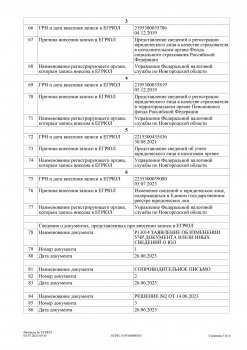 Лист записи Единого государственного реестра юридических лиц (стр.5)